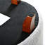 Tabouret de rangement rond avec repose-pieds-777069722