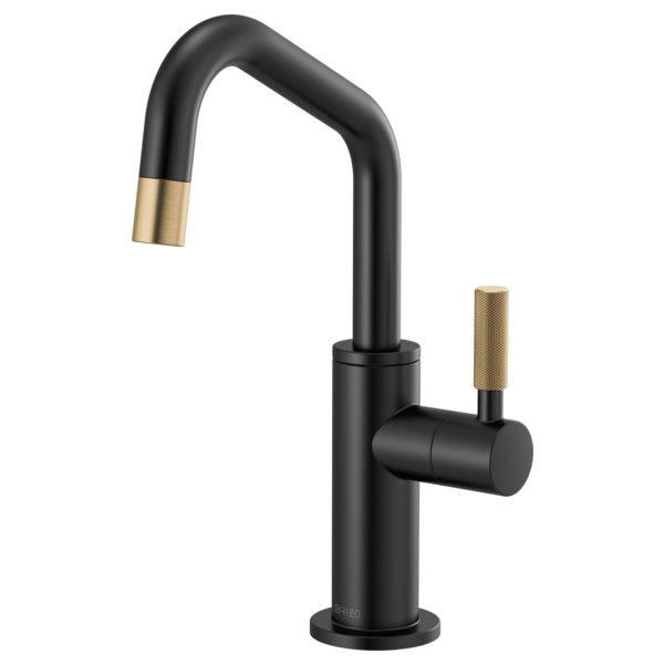 Litze® Cold Water Dispensers, Matte Black/Luxe Gold
