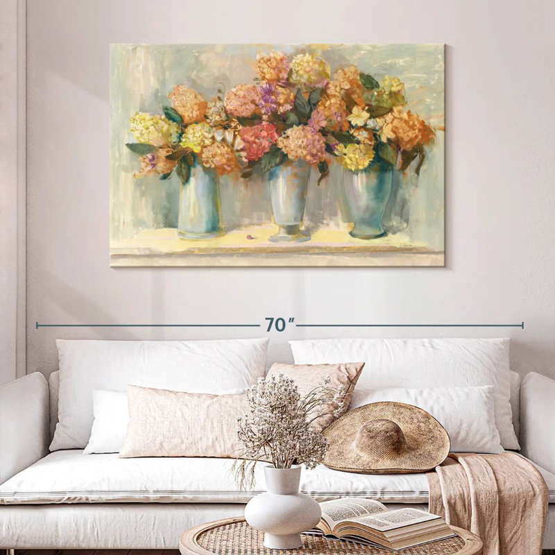 Bouquets d'hortensias d'automne Harnek, H 32 po x l 48 po