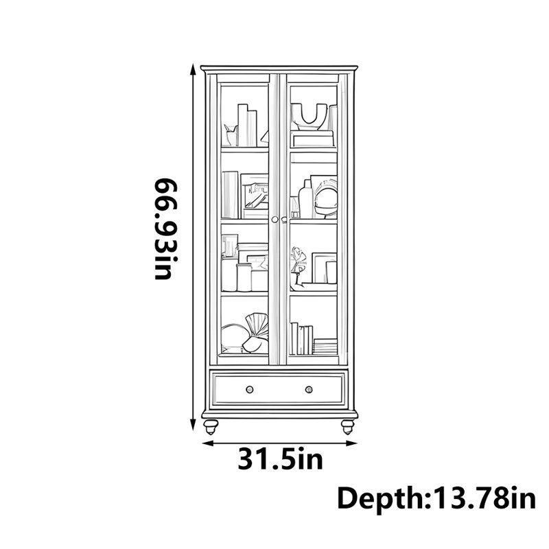 Griffydd, (4 tablettes) H 66,93 po x l 31,5 po x P 13,78 po