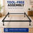 Pomona Advanced Bed Frame with Steel Rivets-476839687
