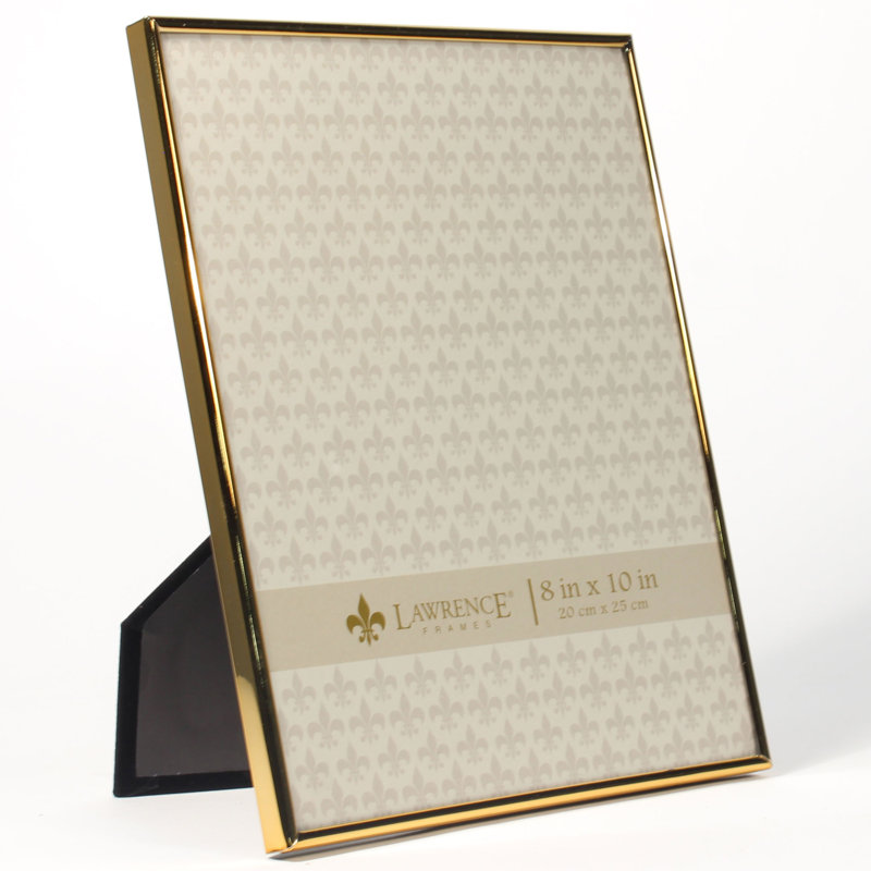 Kjetil Gold Metal Gilded Picture Frame, 8" x 10"