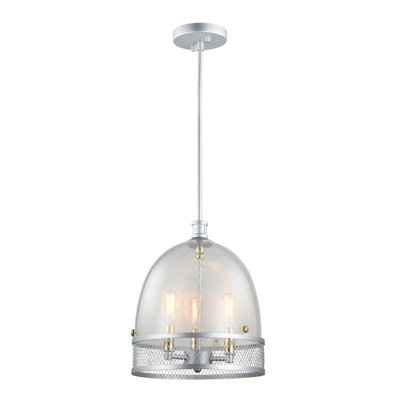 Luminaire suspendu en forme de cloche à 3 lumières Jakarta