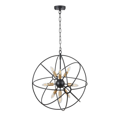 Raelyn 10-Light Globe Chandelier