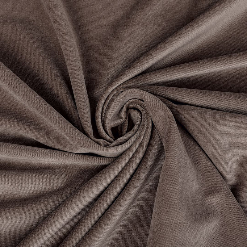 Luxury Matte Velvet Tablecloth, 22 Cappuccino, 156" L x 52" W