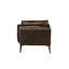 Chaise en cuir vieilli Porchester