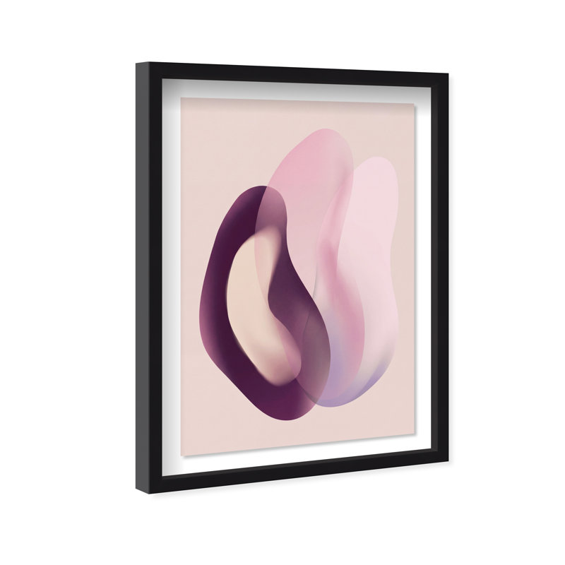 Soft Love Print by Oliver Gal, 16.5"H x 11.5"W, Black Shadowbox