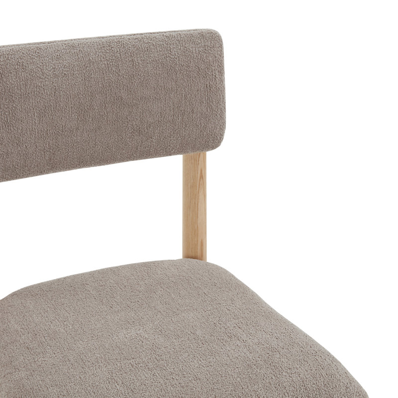 Chaise Boston Boucle, Brun clair