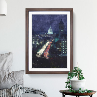 Pennsylvania Avenue in Washington - Framed Print