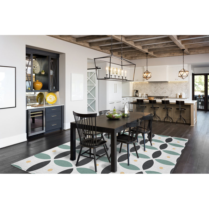 Cylvia Chenille Geometric Indoor Rug, Rectangle 8' x 10'