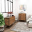 Commode de rangement spacieuse à 4 tiroirs avec plateau de présentation, fabrication durable pour organiser et décorer tout espace intérieur