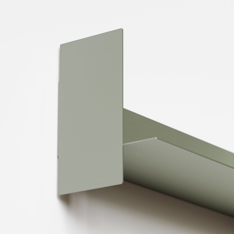 Tablette murale PLI, 23.62"W, Eucalyptus Grey