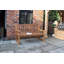 Solid Wood Teak Outdoor Bench-2032078778