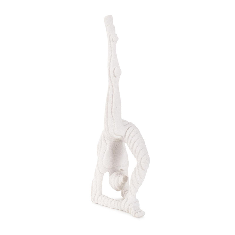 Yin Peacock  Yoga Pose in Polyresin