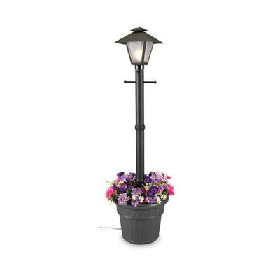 Lampadaire d'extérieur 80 po 1 lumière Nicolasa