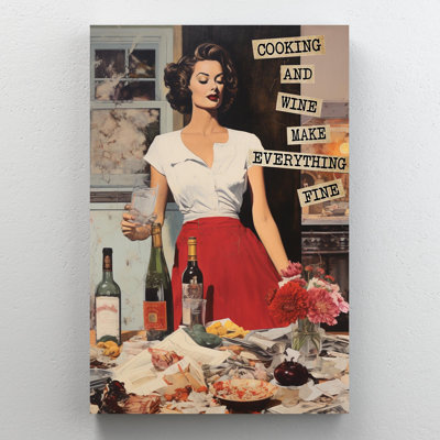 La cuisine et le vin rendent tout parfait