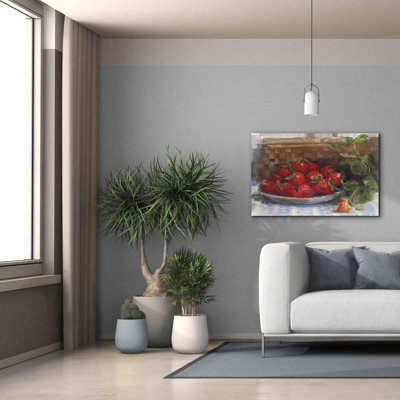 Aamyah " Plate Of Strawberries " by Carol Rowan