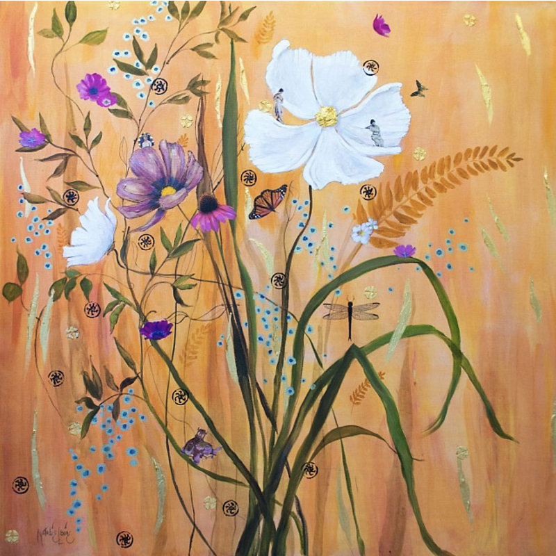 Contemplation Painting by Natalie Levine