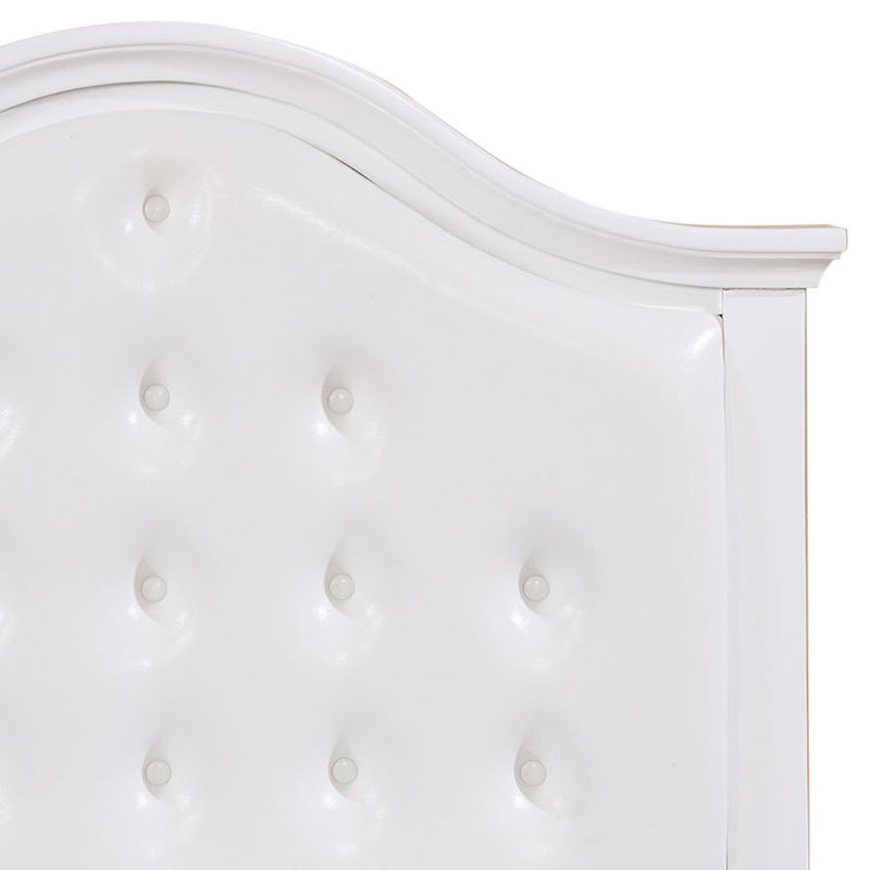 Lit simple, blanc, Simple