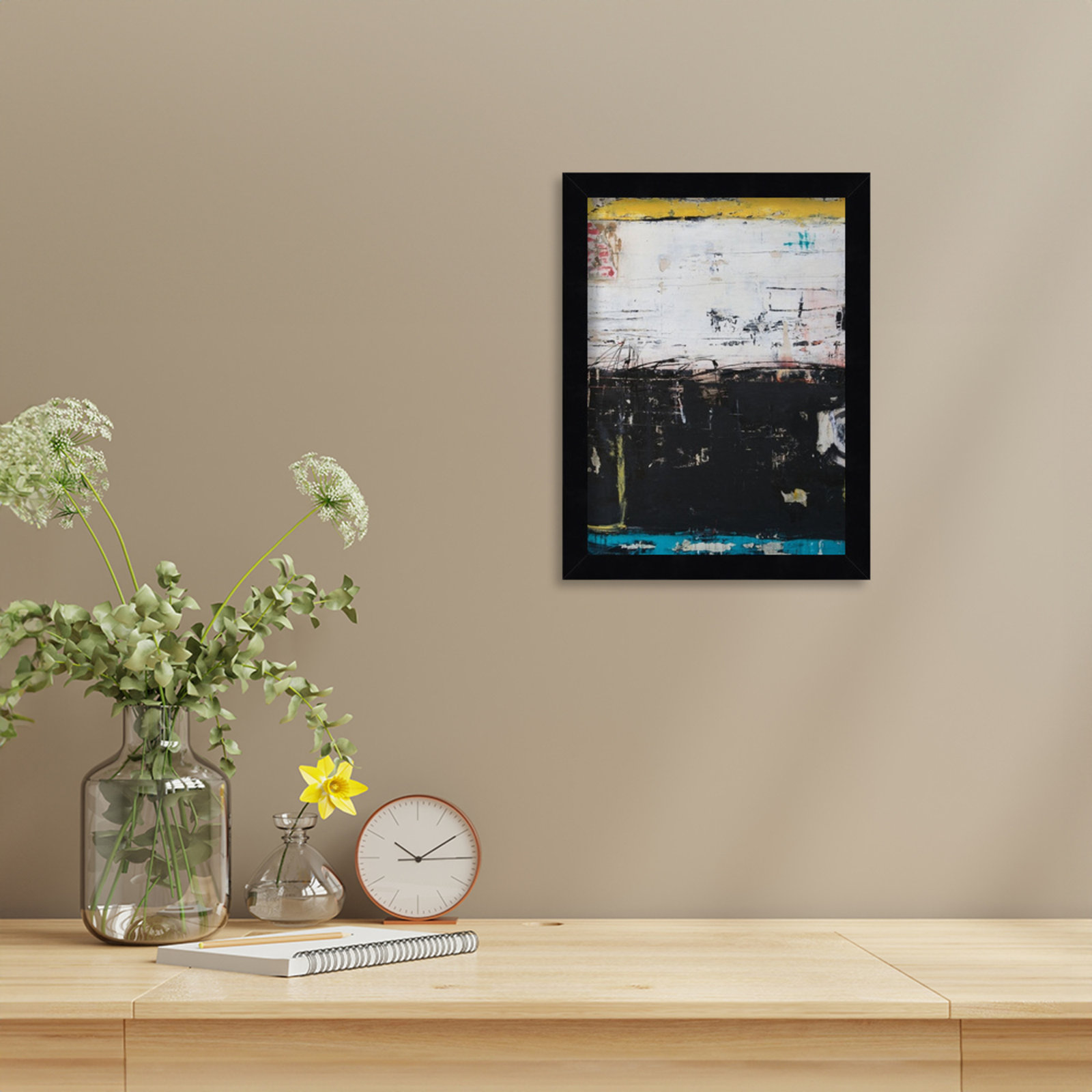 Down and Dirty Print by Erin Ashley, 13" H x 10" W, Black