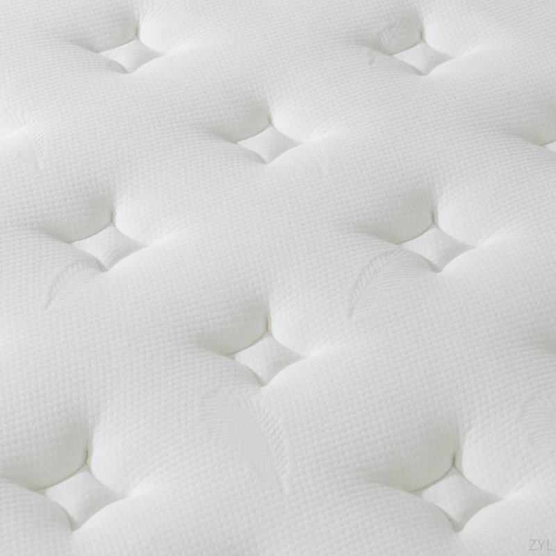 Matelas hybride à ressorts ensachés en mousse viscoélastique respirante, Très grand lit, 14"