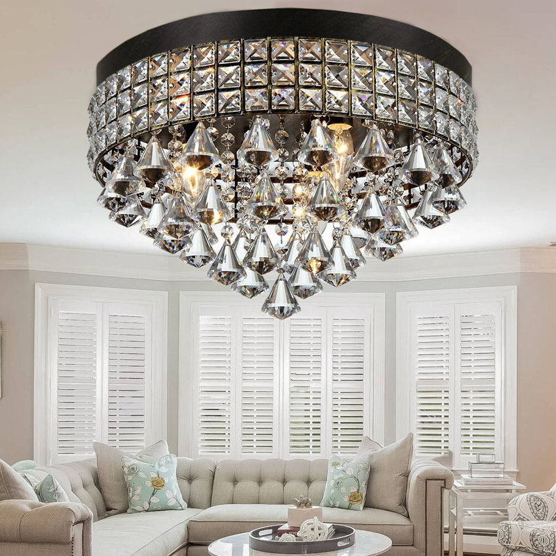 Auxvasse Crystal Flush Mount