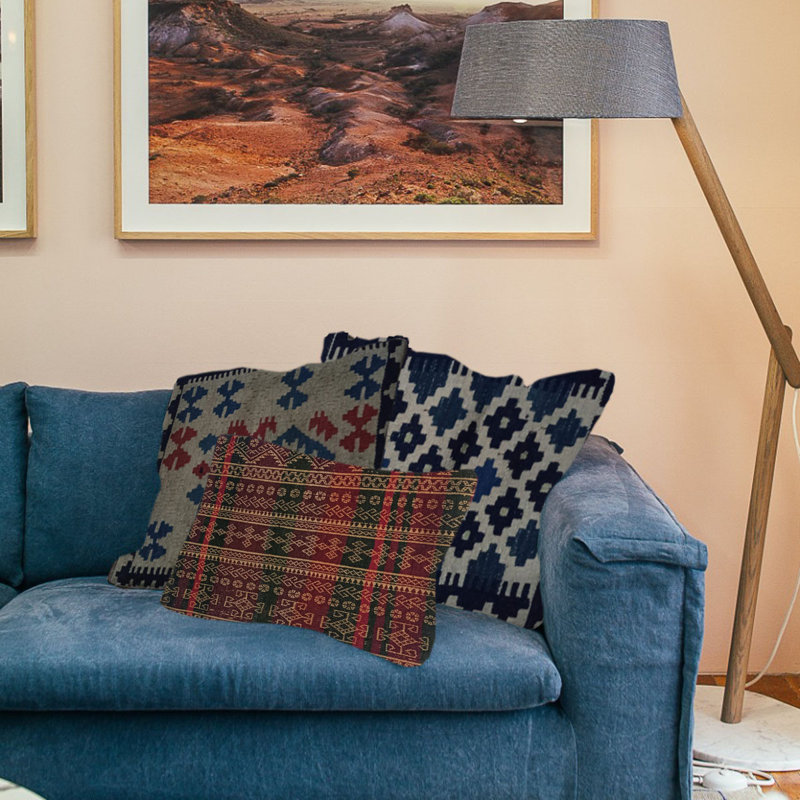 Geoffrey Kilim Handwoven Beaver Cushion Cover