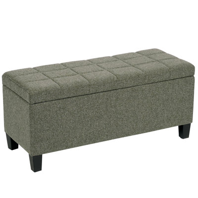 Modern bench with deep storage