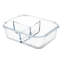 Contenant alimentaire en verre 51 oz. Meal Prep
