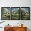 LANDSCAPES Series XCV III - Toile tendue avec châssis sur mesure - 3 pièces-117242967-117242970