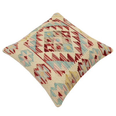 Housse et insert de coussin carré 100% laine