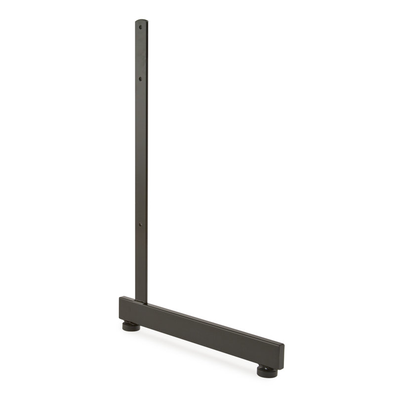 20" H x 13" W L-Shaped Leg for Grid Panel, Black