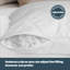 Silentnight Quilted Adjustable Cushion Inner Pads