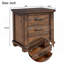 Table de chevet 3 tiroirs Rustic