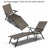 Hudsonville Outdoor Metal Chaise Lounge