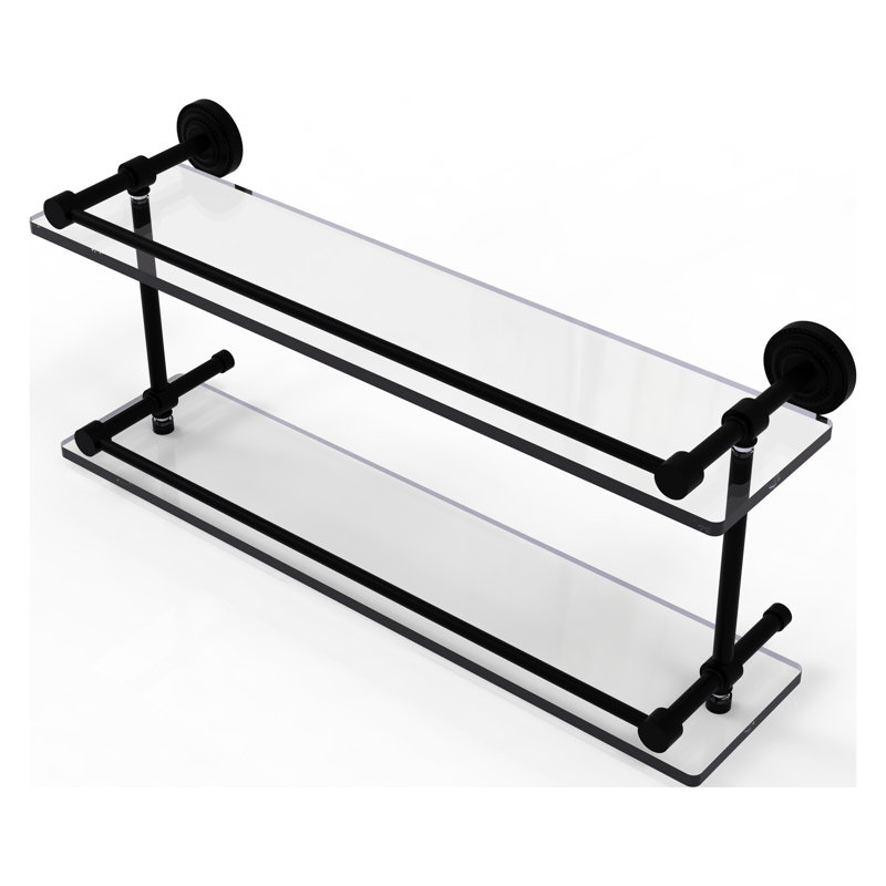 Marchmont 2 Piece Tiered Shelf, Matte Black