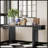 66 Inch Extra Wide Real Wood Veneered Console Table, Minimalist Design For Entryway, Hallway, Living Room, And Home Office In Black-1913946654