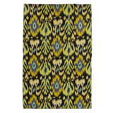 Flatweave Wool Ikat Area Rug in Multi