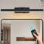 Luminaire de meuble-lavabo moderne sans fil à DEL - intensité variable 3CCT, télécommande, rechargeable, installation magnétique facile-20572521