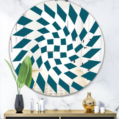 Miroir mural triangulaire