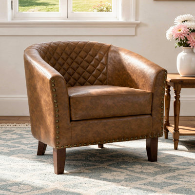Fauteuil demi-tonneau Edvardas