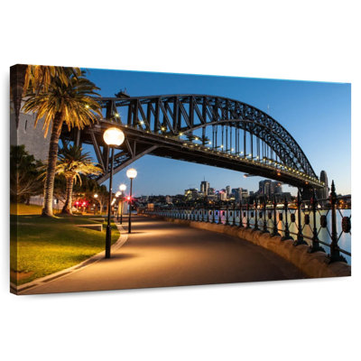 Sydney Harbor Bridge At Dusk