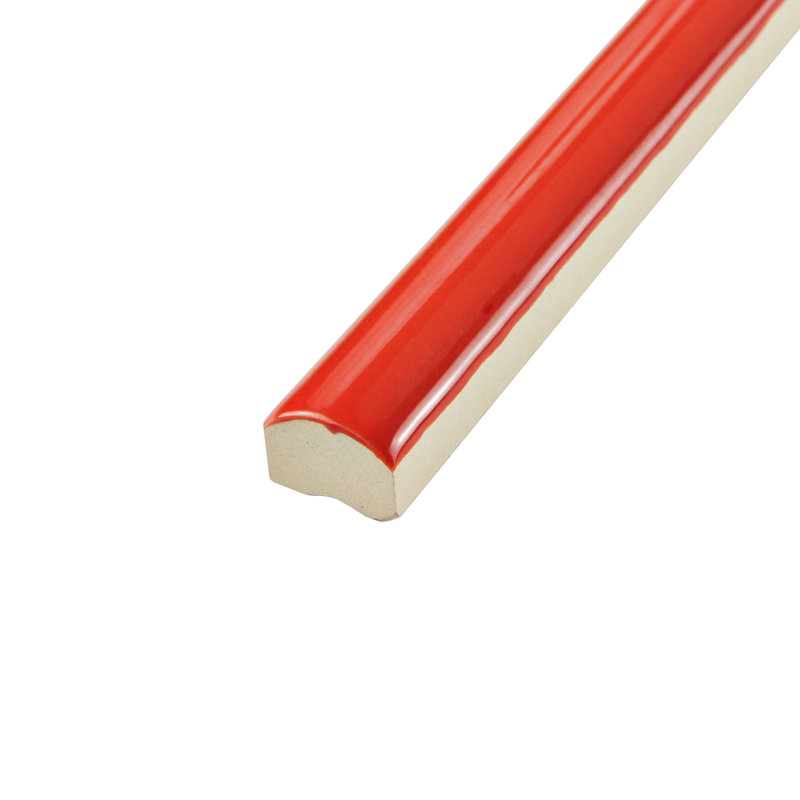 Carreau de faïence en céramique brillant 11,8 po x 0,5 po Twist