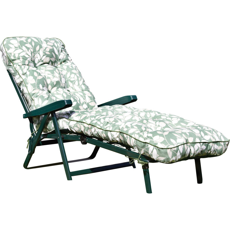 177cm Long Reclining Single Chaise with Cushions, Cotswold