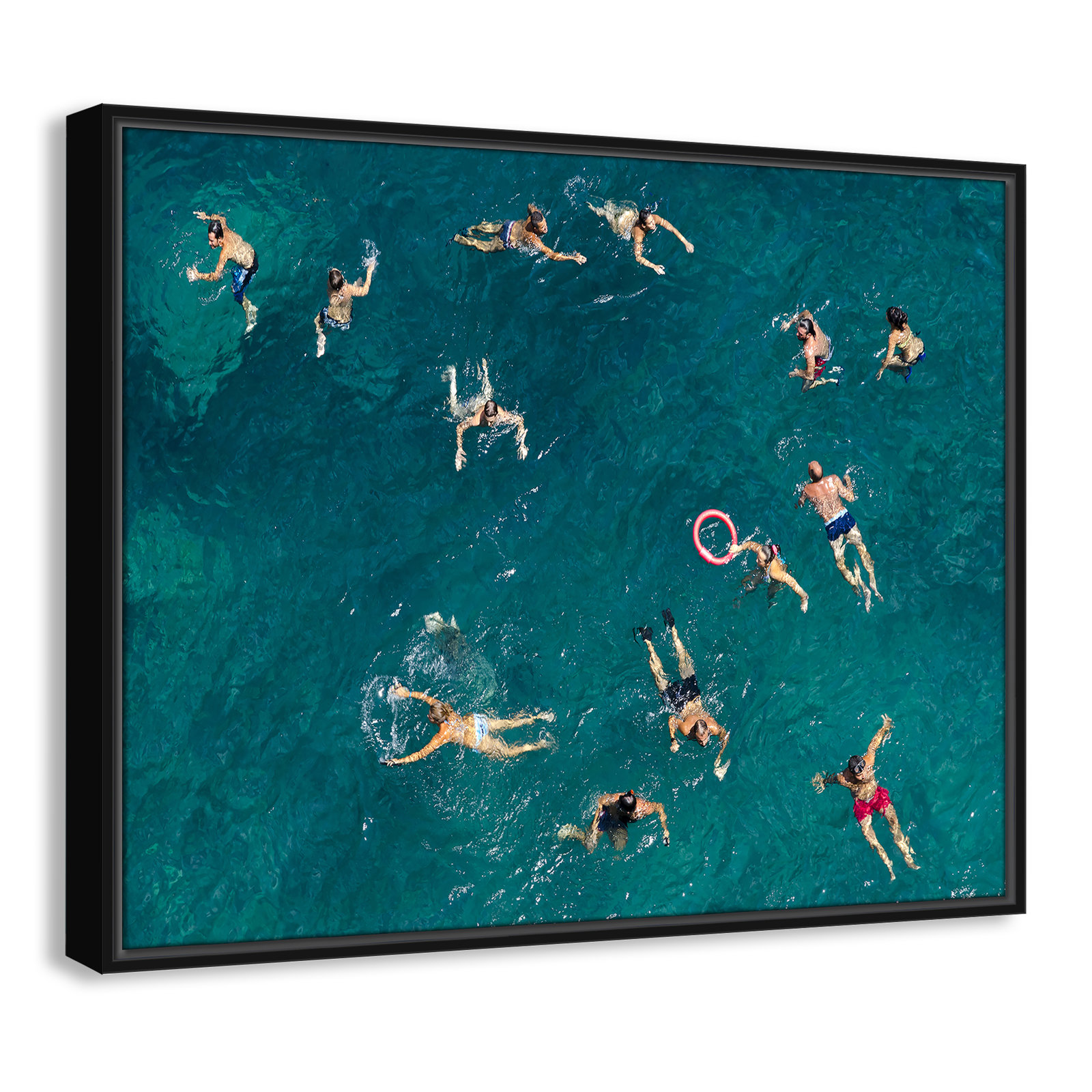 Norvell "Tonti" Print by Tonti, 23.5" H x 29.5" W x 2" D, Black Framed Canvas