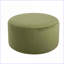 Repose-pieds, rond en velours moderne, l 30 po x H 16 po, vert olive - repose-pieds, siège, table d'appoint | Vert olive | Velours