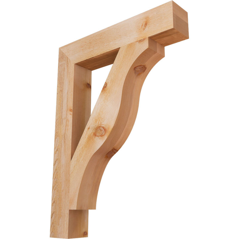 Support pour scie brute Funston Block, Cèdre rouge, H 46 po x l 6 po x P 34 po