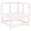  Ensemble de salon de jardin modulaire en bois de pin massif blanc 7 pièces-172506630