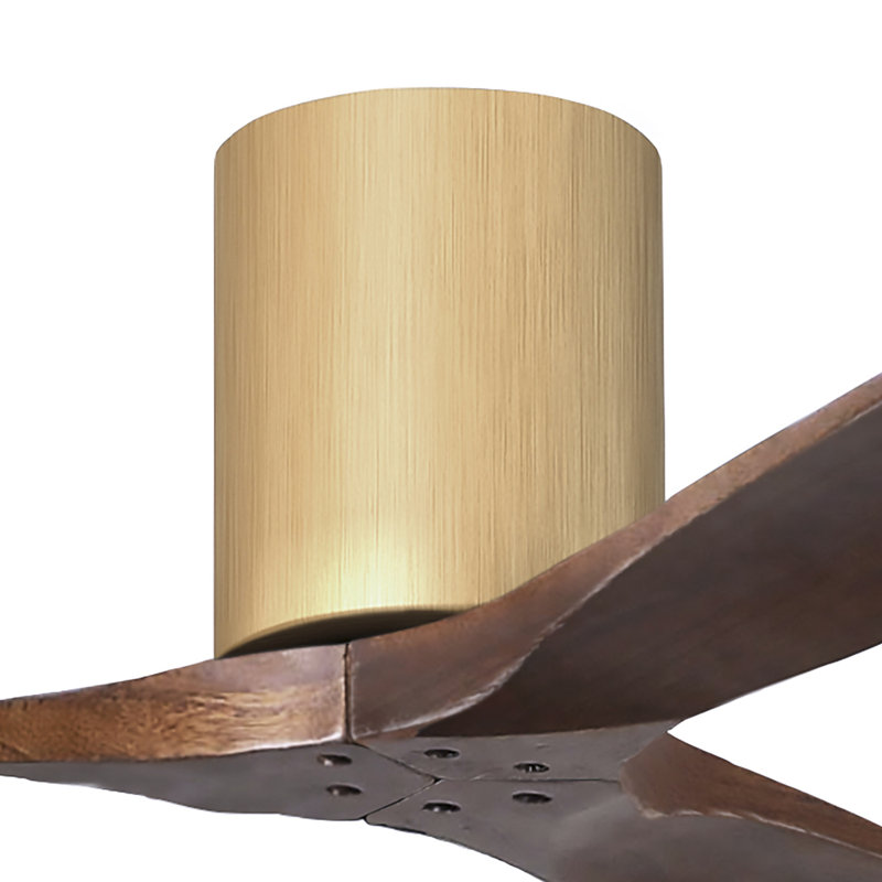 Ventilateur de plafond à 3 pales Olivier, Ton noyer, Érable clair, 60"