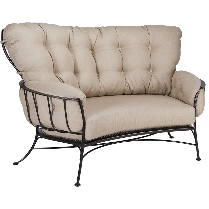 Monterra Outdoor Lounge Chair, Chinchilla White, Graphite